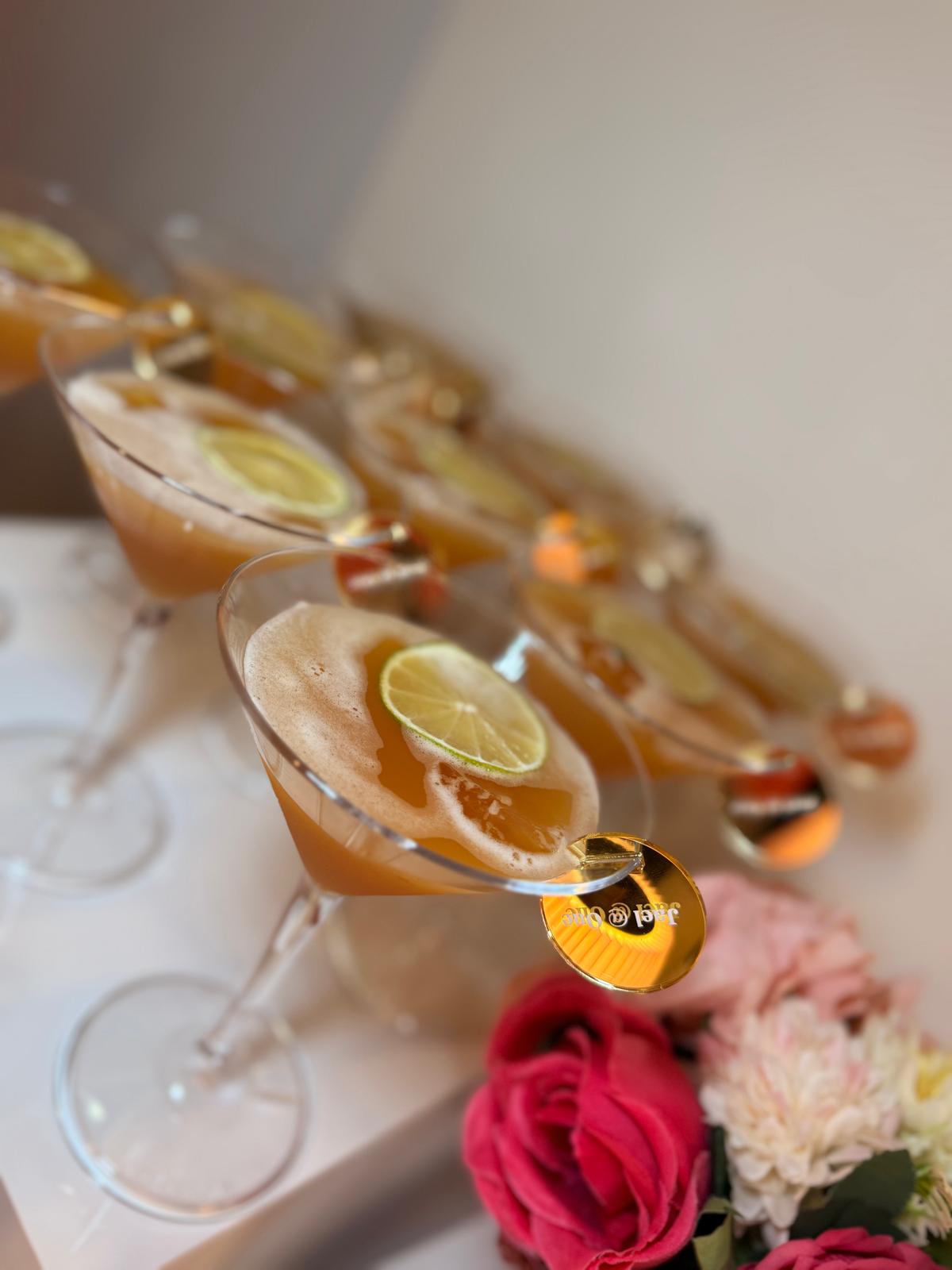 Mocktail paired with canapé service